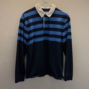 Line of Trade Men’s Medium Striped Rugby Shirt.